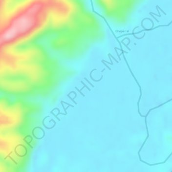Buenos Aires topographic map, elevation, terrain