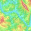 Lever topographic map, elevation, terrain