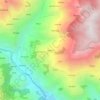 Kandhi topographic map, elevation, terrain