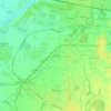 Via del Pino topographic map, elevation, terrain