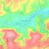 Croucheston topographic map, elevation, terrain