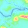 El Ojochal topographic map, elevation, terrain