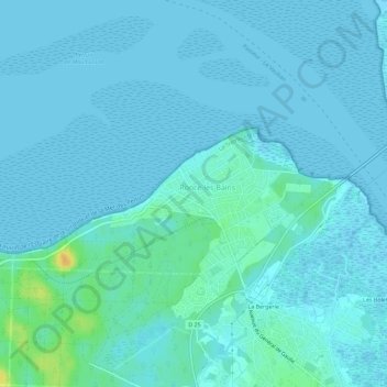 Ronce-les-Bains topographic map, elevation, terrain