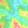 Waingake topographic map, elevation, terrain