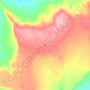 Horizon Hill topographic map, elevation, terrain