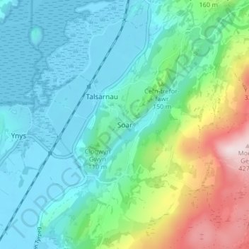 Soar topographic map, elevation, terrain
