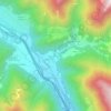 Mules topographic map, elevation, terrain