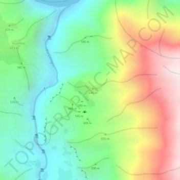 los Tayos topographic map, elevation, terrain