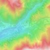 Bordogna topographic map, elevation, terrain