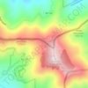Roan Mountain topographic map, elevation, terrain