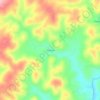 The Basin topographic map, elevation, terrain