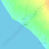 Las Bocas topographic map, elevation, terrain