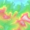 Palmital topographic map, elevation, terrain