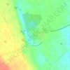 Borgagne topographic map, elevation, terrain