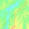Mar de Plata topographic map, elevation, terrain