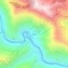 nagar topographic map, elevation, terrain