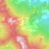Teruzzi topographic map, elevation, terrain