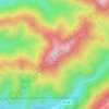 Morton Peak topographic map, elevation, terrain