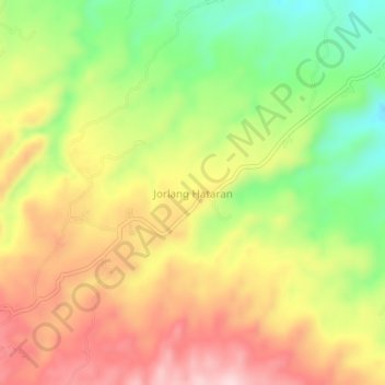 Jorlang Hataran topographic map, elevation, terrain
