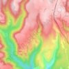 Larquinel topographic map, elevation, terrain