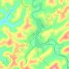 Jacksonville topographic map, elevation, terrain