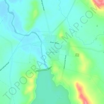 Baringhup topographic map, elevation, terrain