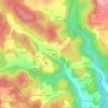 Mince topographic map, elevation, terrain