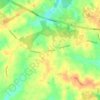 Chancellor topographic map, elevation, terrain