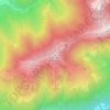 Monte Cornizzolo topographic map, elevation, terrain