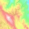 Dongollo topographic map, elevation, terrain