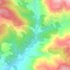 Las Herrerias topographic map, elevation, terrain