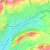 Z.A. Les Fauvins topographic map, elevation, terrain