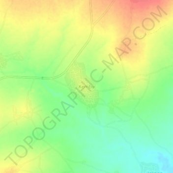 Kembu topographic map, elevation, terrain