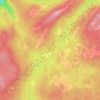 Roundhill Lakes topographic map, elevation, terrain