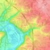 The Highlands topographic map, elevation, terrain