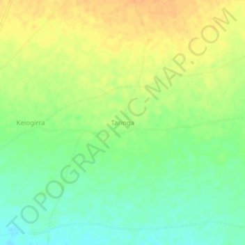 Taringa topographic map, elevation, terrain