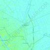 Damnoen Saduak topographic map, elevation, terrain