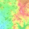 Clotte topographic map, elevation, terrain