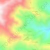 Perui topographic map, elevation, terrain