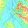 Chehalis topographic map, elevation, terrain