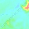 Boroges topographic map, elevation, terrain