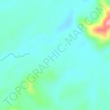 Boroges topographic map, elevation, terrain