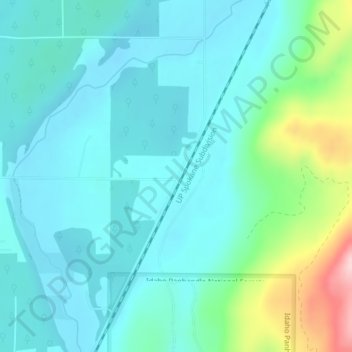Vay topographic map, elevation, terrain