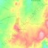 Touça topographic map, elevation, terrain