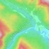 Moha topographic map, elevation, terrain