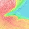 Hamilton topographic map, elevation, terrain