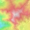 Cruz de Gala topographic map, elevation, terrain