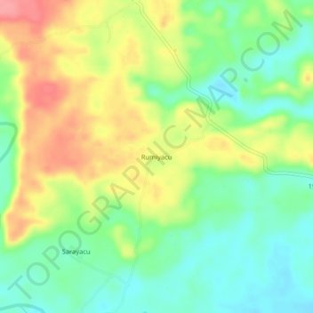 Rumiyacu topographic map, elevation, terrain