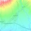 Chiquimulilla topographic map, elevation, terrain
