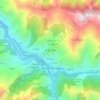 El Reyán/Rián topographic map, elevation, terrain